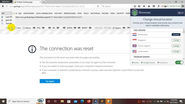 How To Bypass Connection Was Reset Waf Sql Injection смотреть онлайн