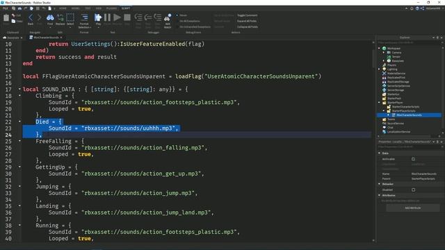 How to change the Death Sound in Roblox Studio смотреть онлайн