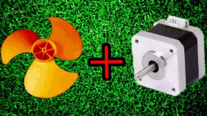 Ветряк генератор из шагового двигателя