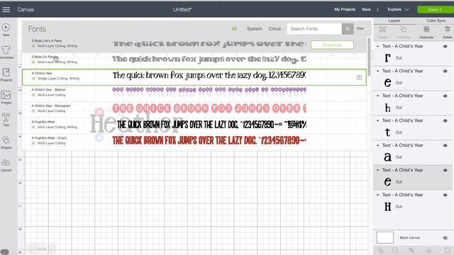 Cricut Design Space - Simple Tasks - Text смотреть онлайн