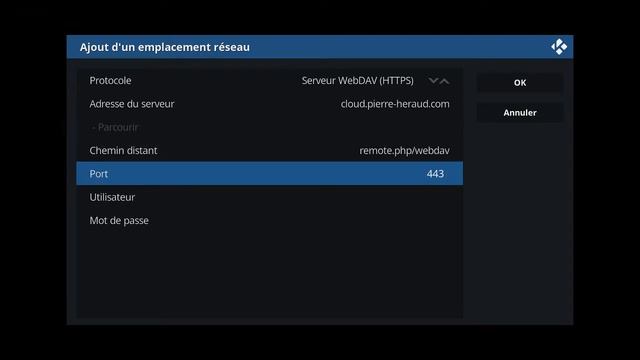 Configurer Kodi Webdav Nextcloud смотреть онлайн