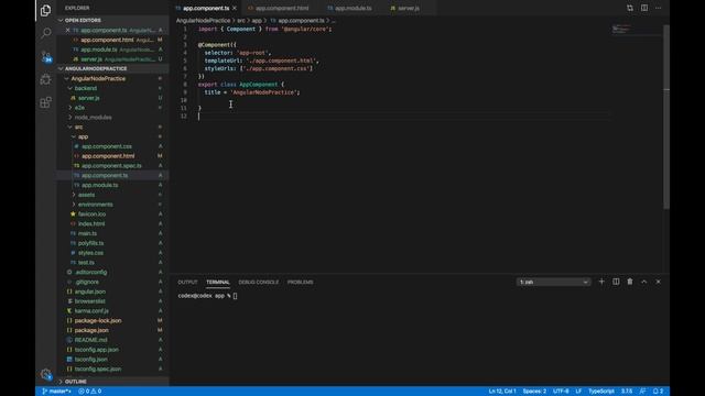 Angular Node JS tutorial смотреть онлайн