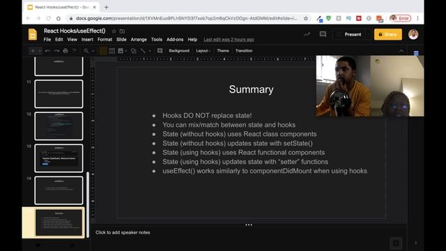 ? Career Progression Bootcamp: Week 10 (React Hooks, useEffect, examples, + more) смотреть онлайн