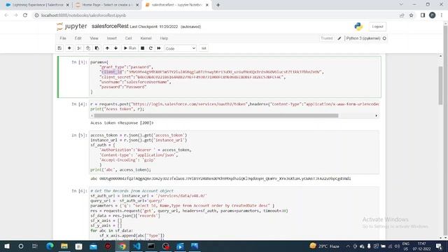 Salesforce Integration With Python using connected app. смотреть онлайн