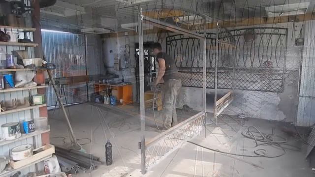 Изготовление ворот и калитки #дешевые #профлист #ковка смотреть онлайн