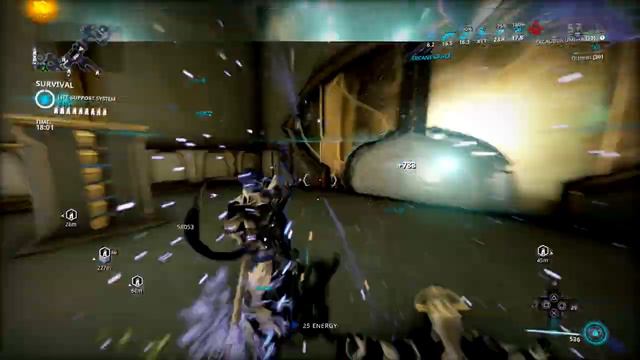 [WARFRAME][U29][NERFED] MY EXCALIBUR UMBRA BUILD For STEEL PATH VOID SURVIVAL | End Game