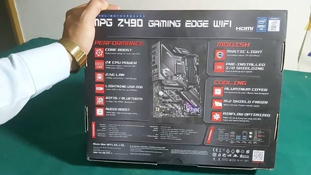 MSI Z490 GAMING EDGE WIFI MOTHERBOARD UNBOXING AND REVIEW | BEST GAMING MOTHERBOARD | Z490 смотреть онлайн
