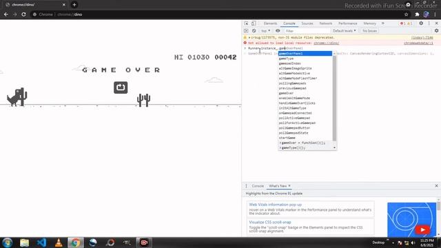 google dino game hack with java script смотреть онлайн