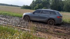 Шкода Кодиак на бездорожье
