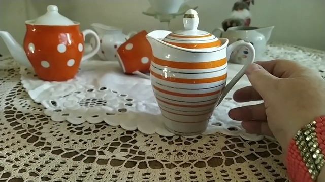 Купила молочников на 7000 рублей! Фарфор любимой"Оттепели". смотреть онлайн