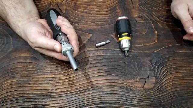 Обзор отвертки Stanley Fatmax Stubby FMHT0-62688 и отвертки с поворотной трещеткой