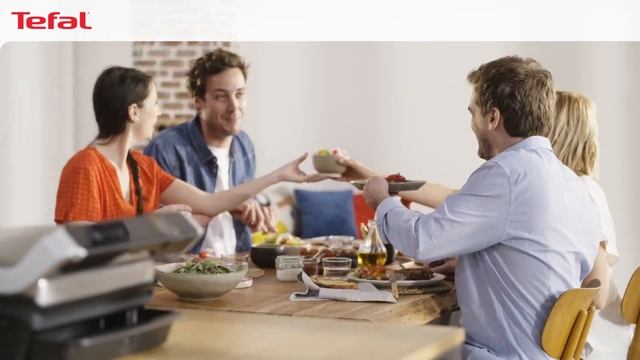 Tefal OptiGrill Elite GC750D40 Intelligent Health Grill смотреть онлайн