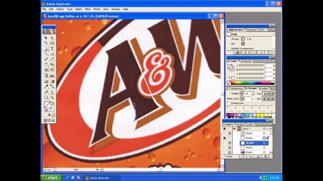 How to Draw with Your Computer & Recreate a Logo (Beginners): Using Adobe Illustrator. Part 4 смотреть онлайн