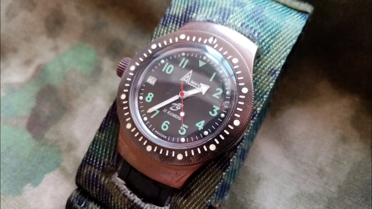 6Э4-1 Армейские Механические Наручные Часы из комплекта Ратник Министерства Обороны РФ смотреть онлайн