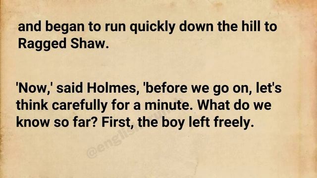 Learn English Through Story Level 3 ⭐ Sherlock Holmes - The Missing Boy смотреть онлайн