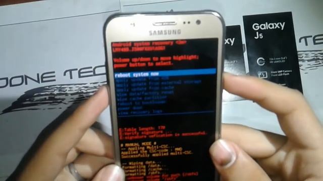 Samsung Galaxy J5 Hard Reset