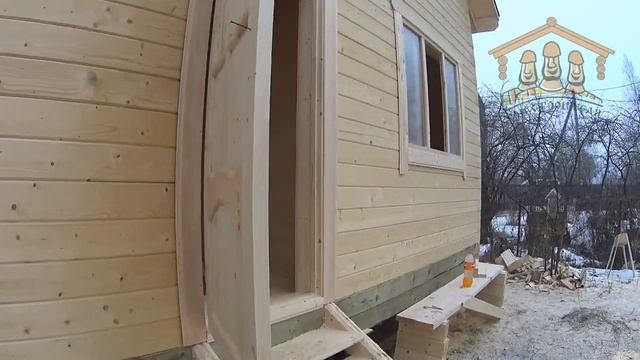 Видеоотзыв о компании "Три Строителя" | Строительство брусового дома 6х8 метров из бруса 150х200 смотреть онлайн