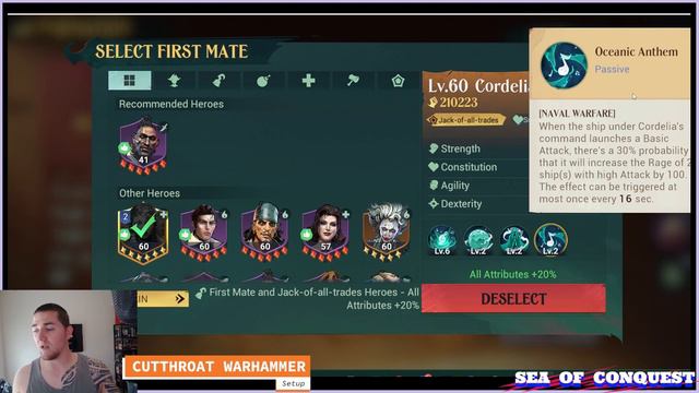 Sea of Conquest - Best Cutthroat Warhammer Build - How to Set Up your Ship Season 1 смотреть онлайн
