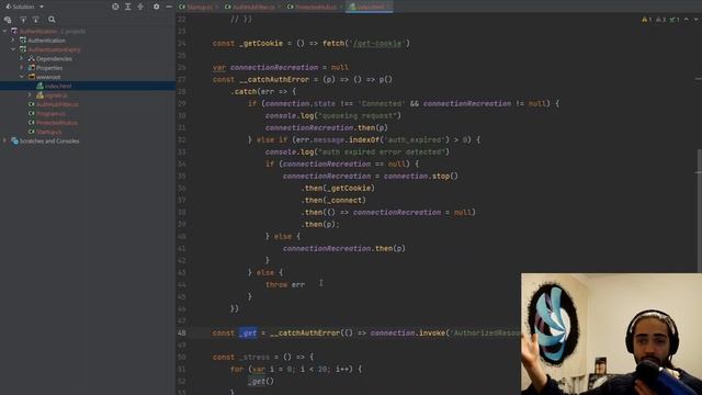 ASP.NET Core SignalR - Authentication Renewal (Error Handling) смотреть онлайн