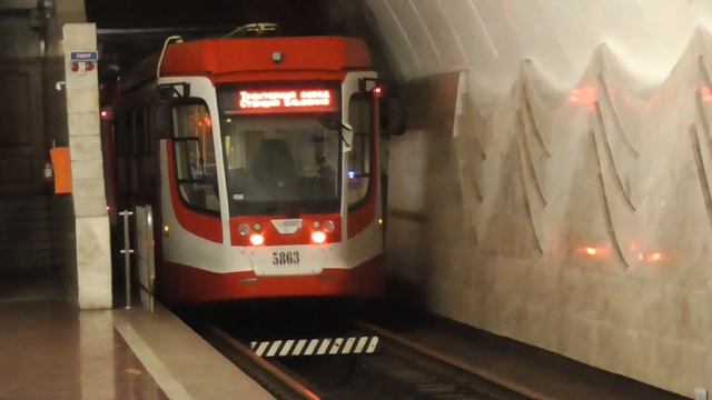 Tram in the metro (subway) / Трамваи в метро. Часть 3 смотреть онлайн