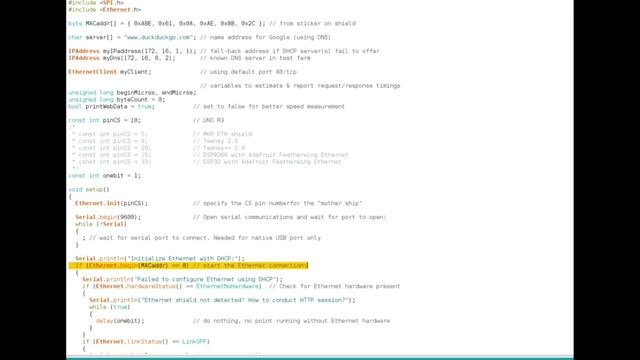 Web Client using Arduino UNO and Ethernet Shield смотреть онлайн