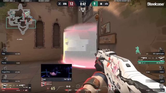 ZETA DIVISION vs Global Esports - HIGHLIGHTS | Champions Tour 2024: Pacific Kickoff смотреть онлайн