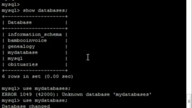 Creating a Table in MySQL смотреть онлайн