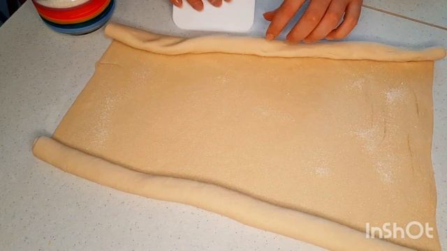 Слоеные ушки из готового слоеного дрожжевого теста с сахаром @valentina-foodblogging