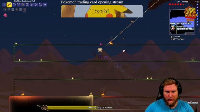 Expert Desert Scourge Terraria Calamity Boss battle смотреть онлайн