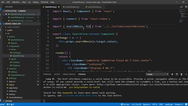 12 - Fetching the data from the API смотреть онлайн