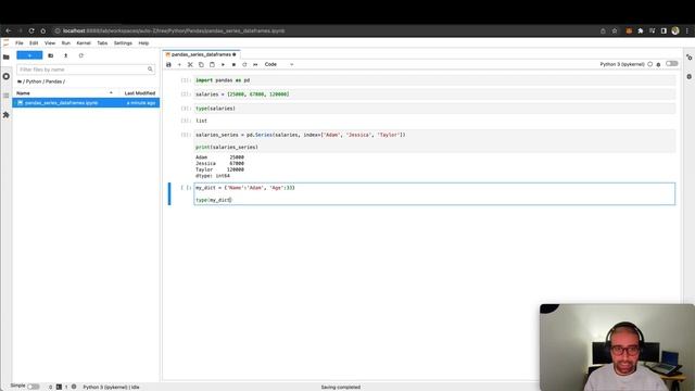 Pandas series and dataframes - basics, differences and how tos! смотреть онлайн