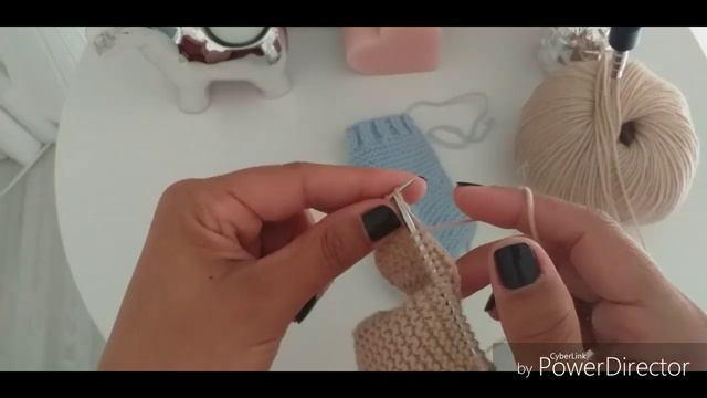 Patucos botita con cordón a dos agujas. ¡¡¡MUY FÁCIL!!!. Tutorial tejer punto de bebé. смотреть онлайн