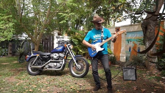 Ghost Riders In The Sky cover Guitar and Harley Davidson Bike смотреть онлайн