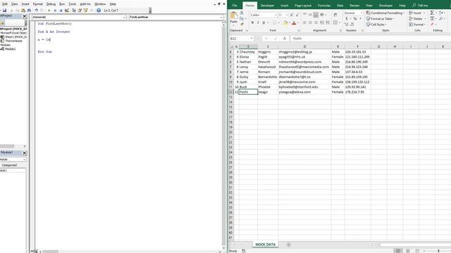 Finding Last Row – Excel VBA смотреть онлайн