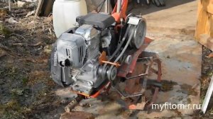 Замена масла на мотоблоке Салют