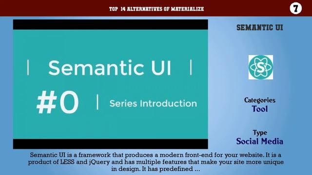 Materialize | Best 14 Alternatives of Materialize смотреть онлайн