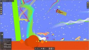 Numberblocks - The floor is lava part 4 (Survival challenge) by Algodoo