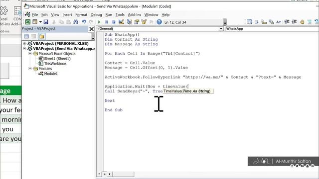 إرسال رسائل عبر الواتس أب Whatsapp باستخدام الإكسل Send via Whatsapp by Excel смотреть онлайн