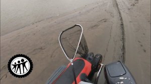 ДТП на рыбалке. На полном ходу улетели на берег. Абсурд на рыбалке.