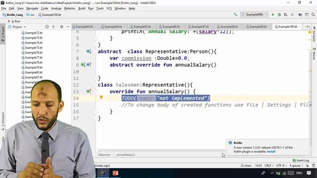 83 Android Kotlin – OOP a non abstract open member function can be overidden in an abstract class смотреть онлайн
