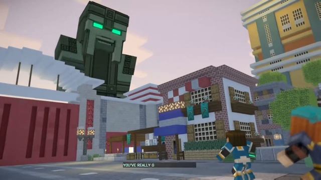 LUCAS TO THE RESCUE! | Minecraft Story Mode Season Two Episode 1 | ENDING! смотреть онлайн