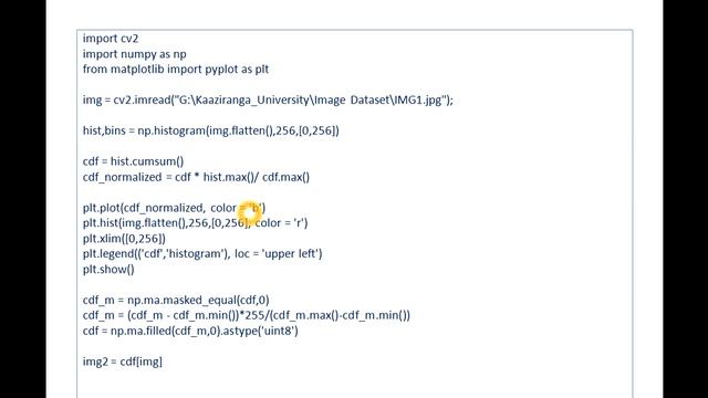 Histogram Equalization without Using Predefined Function|Practical Image Processing:Open Cv|Lec#9 смотреть онлайн