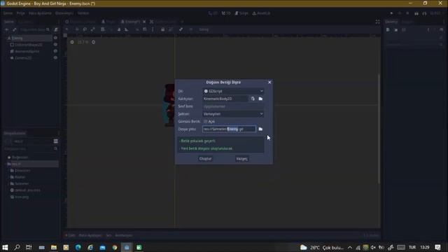 Godot Engine Ders 10 Düşman Ekleme - Yapay Zeka (Boy and Girl Ninja) Türkçe смотреть онлайн