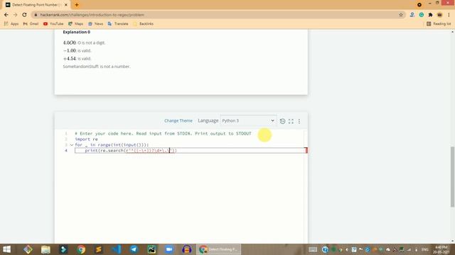 HackerRank Detect Floating Point Number problem solution in Python | Python problems solutions смотреть онлайн