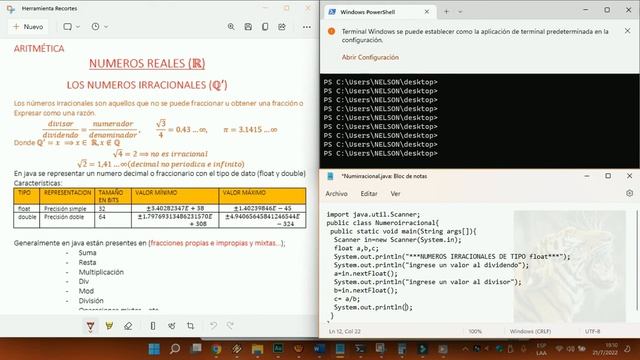 16.- numeros irracionales con float y double en java смотреть онлайн