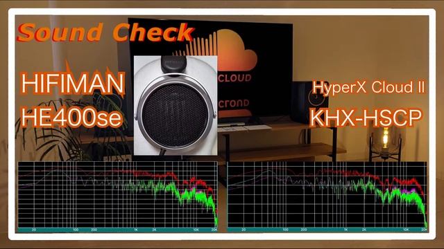 HIFIMAN HE400se vs HyperX Cloud II KHX-HSCP [headphones Sound Comparison ヘッドホン音比較] смотреть онлайн