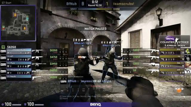 BenQ CS:GO League 2014 LAN Qualifier 3 UB Semi-Finals - {Bf.Nub} vs teamscrubs! смотреть онлайн