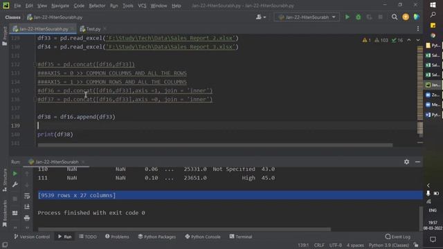 Python Pandas Session 7 - Concatenate, Merge & Append DataFrame, Inner & Outer Join смотреть онлайн