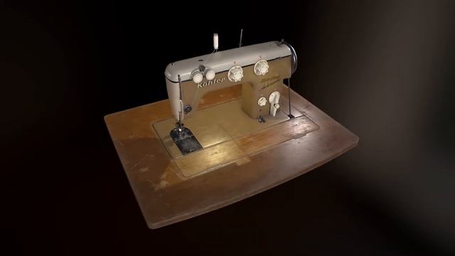 Kӧhler Zick-Zack Automatic sewing machine 3d model смотреть онлайн
