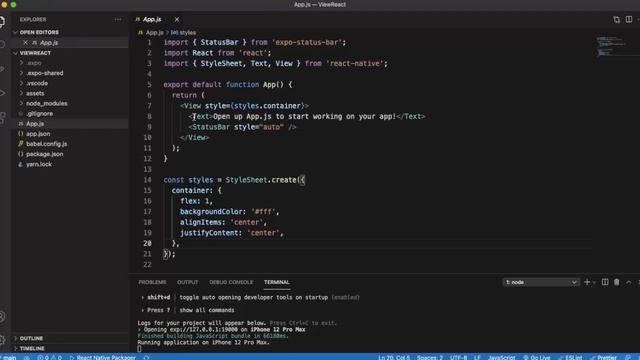React Native Tutorial 4 - React Native View смотреть онлайн
